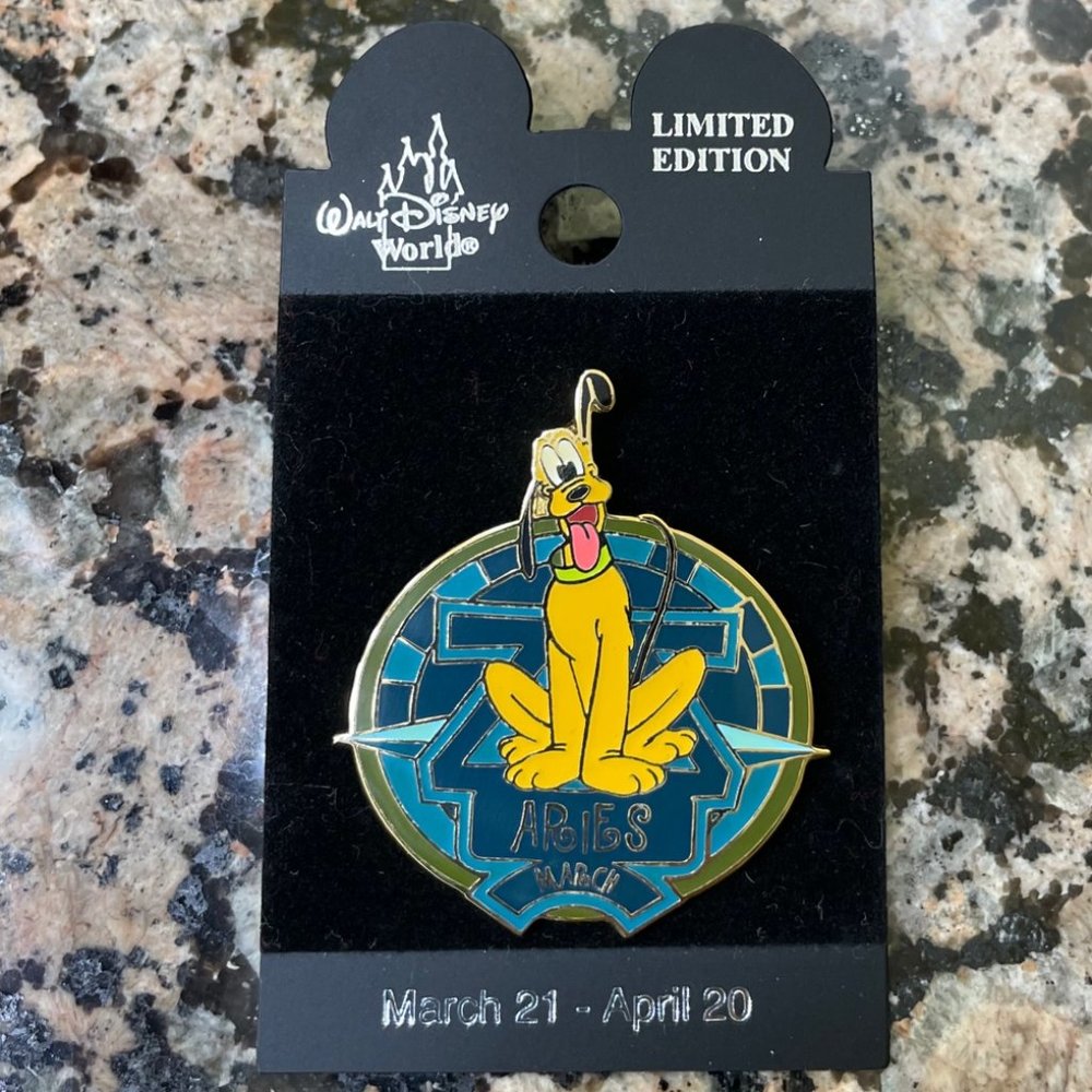 Limited Edition Disney Pluto/Aries pin - Zodiac series - 2001